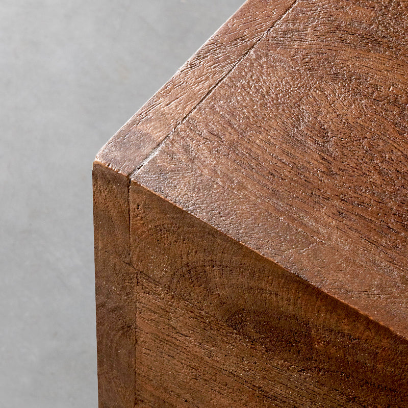 LABEL51 Salontafel Cube - Nature Smooth - Mangohout - 80 cm