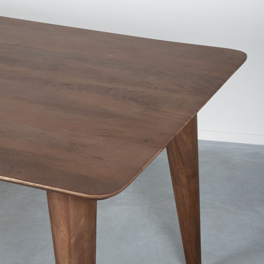 LABEL51 Eetkamertafel Fly - Espresso - Mangohout - 220 cm