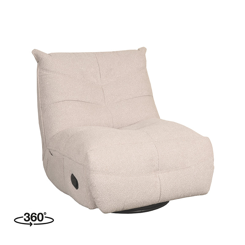 LABEL51 Fauteuil Take It Easy - Naturel - Boucle van LABEL51 – Luxe comfort op maat van PureWonen. Vraag naar de beste prijs.