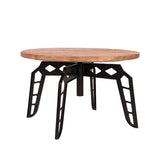 LABEL51 Salontafel Pebble - Rough - Mangohout - 80 cm - Rond van LABEL51 – Luxe comfort op maat van PureWonen. Vraag naar de beste prijs.