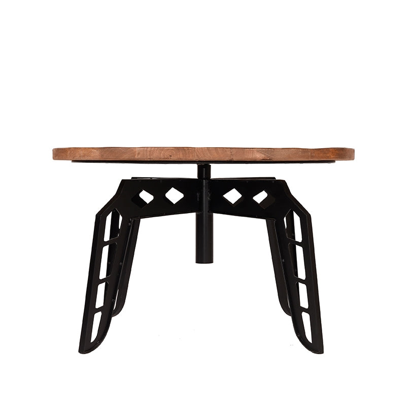 LABEL51 Salontafel Pebble - Rough - Mangohout - 80 cm - Rond van LABEL51 – Luxe comfort op maat van PureWonen. Vraag naar de beste prijs.