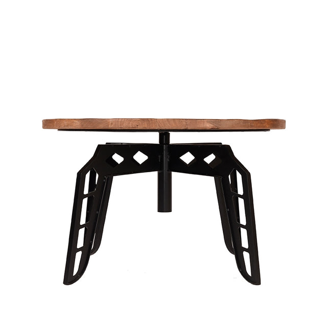 LABEL51 Salontafel Pebble - Rough - Mangohout - 80 cm - Rond van LABEL51 – Luxe comfort op maat van PureWonen. Vraag naar de beste prijs.