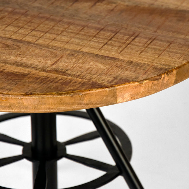 D-MAXX Salontafel Solid - Rough - Mangohout - 60 cm - Rond