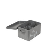 LABEL51 Schoenpoets Opbergkist - Grijs - Metaal van LABEL51 – Luxe comfort op maat van PureWonen. Vraag naar de beste prijs.