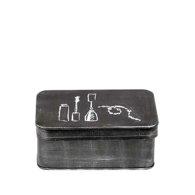 LABEL51 Make-Up opbergkist - Zwart - Metaal van LABEL51 - laagste prijs offerte van PureWonen