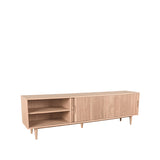 LABEL51 Tv-meubel Jule - Naturel - Eiken - Tv-Meubel 200 cm van LABEL51 – Luxe comfort op maat van PureWonen. Vraag naar de beste prijs.