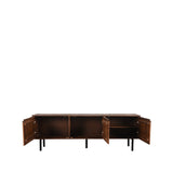 LABEL51 Tv-meubel Rio - Espresso - Mangohout - Tv-Meubel 180 cm van LABEL51 – Luxe comfort op maat van PureWonen. Vraag naar de beste prijs.