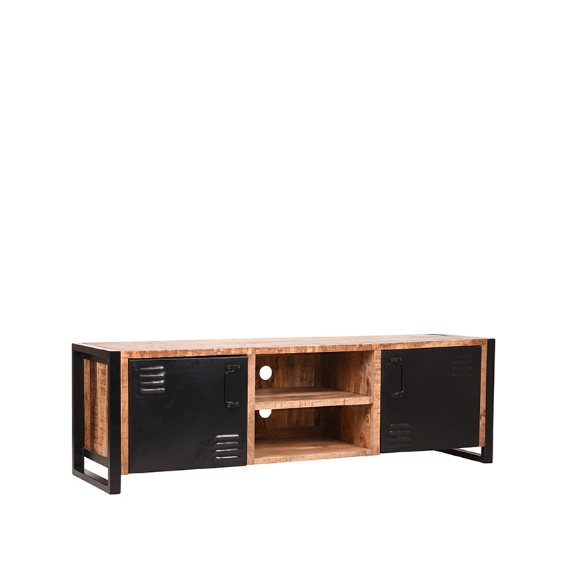 LABEL51 Tv-meubel Brussels - Rough - Mangohout - Tv-Meubel 160 cm van LABEL51 – Luxe comfort op maat van PureWonen. Vraag naar de beste prijs.