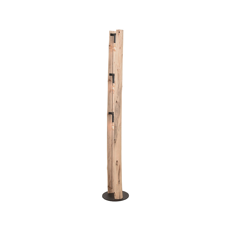 LABEL51 Vloerlamp Woody - Naturel - Hout van LABEL51 – Luxe comfort op maat van PureWonen. Vraag naar de beste prijs.