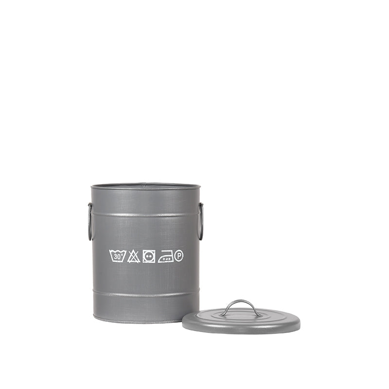 LABEL51 Wasmand - Grijs - Metaal - S van LABEL51 - laagste prijs offerte van PureWonen