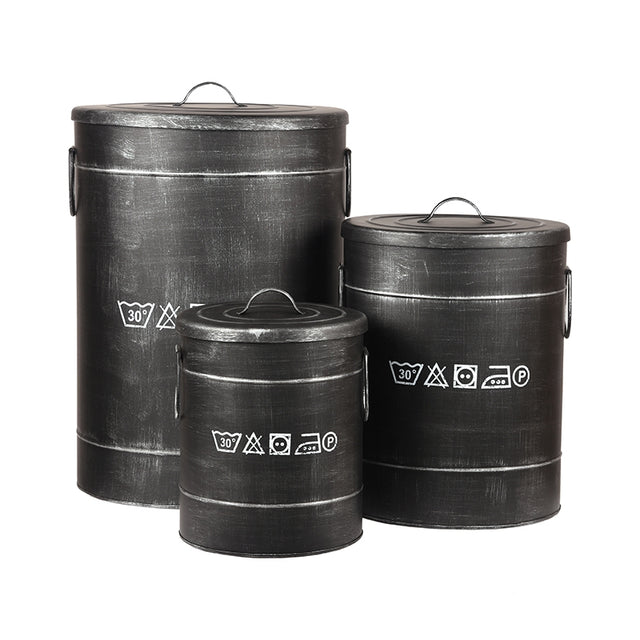 LABEL51 Wasmand - Zwart - Metaal - S van LABEL51 - laagste prijs offerte van PureWonen